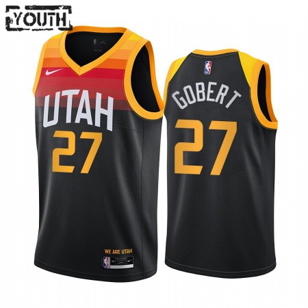 Kinder NBA Utah Jazz Trikot Rudy Gobert 27 2020-21 City Edition Swingman